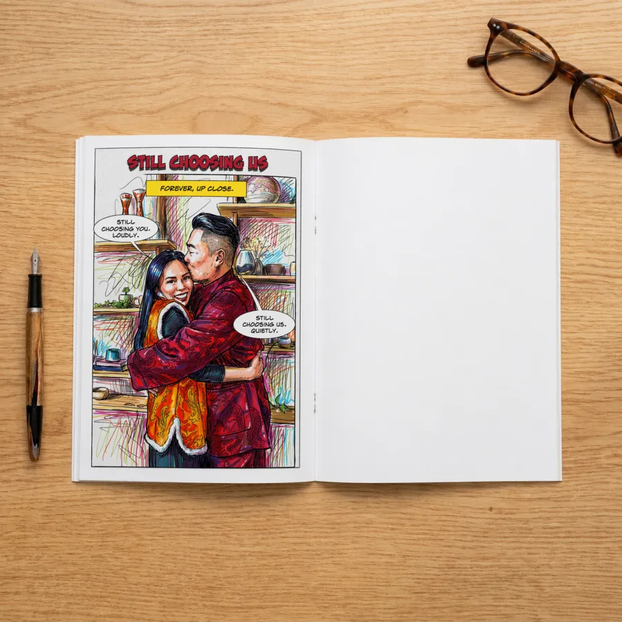 Present Day — open book