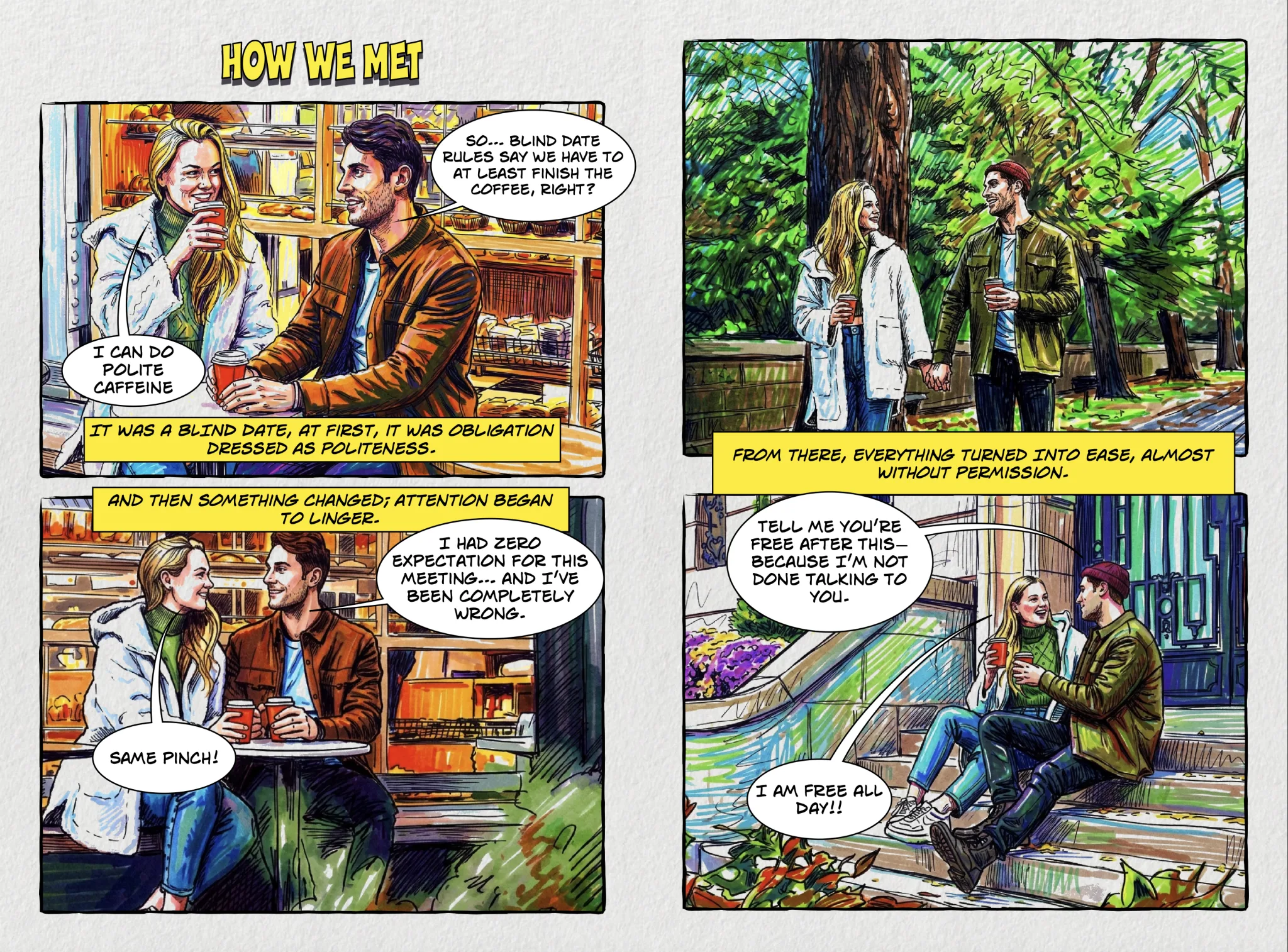 How We Met — comic page 1